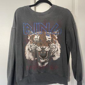 Anine Bing Tiger Sweatshirt Size XS